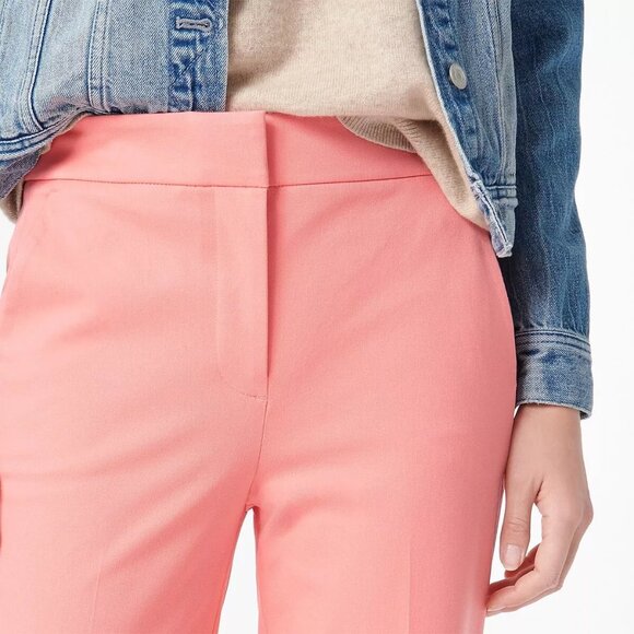 J. Crew Hayden Kickout Cotton Stretch 0P NWOT - Picture 2 of 9